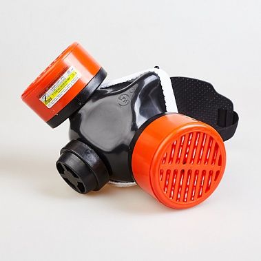 Полумаска Бриз-3201 (РУ) газопылезащитная с фильтром К1Р1 RD, , шт
