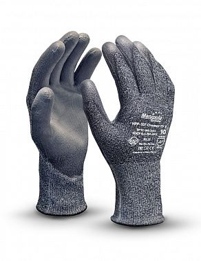 Перчатки Манипула™ Стилкат ПУ 5 (Sapphire+полиуретан), HРP-107/MG-466